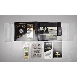 Limited Edition U2 Joshua Tree 2017 Tour VIP Commemorative Book with Harmonica